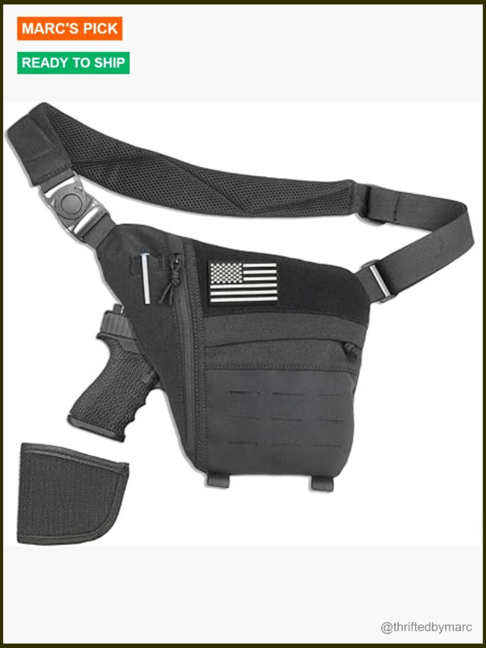 Tactical Sling Bag Crossbody Anti-Theft CCW EDC Carry Bag
